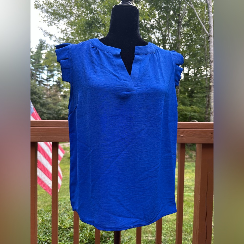Monteau Electric Blue Blouse